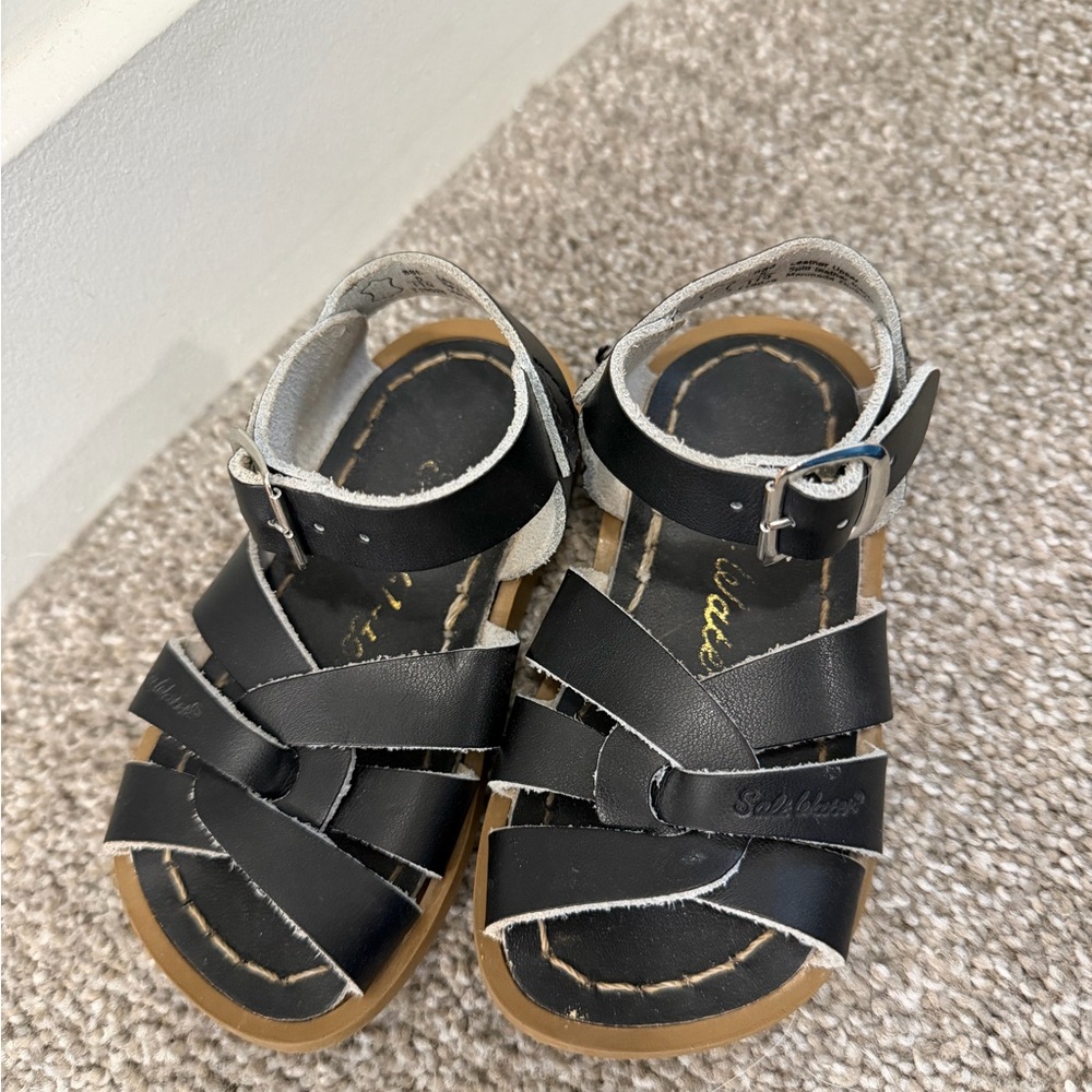 Kids Girl Baby Toddler size 5 Salt Water Sandal Black